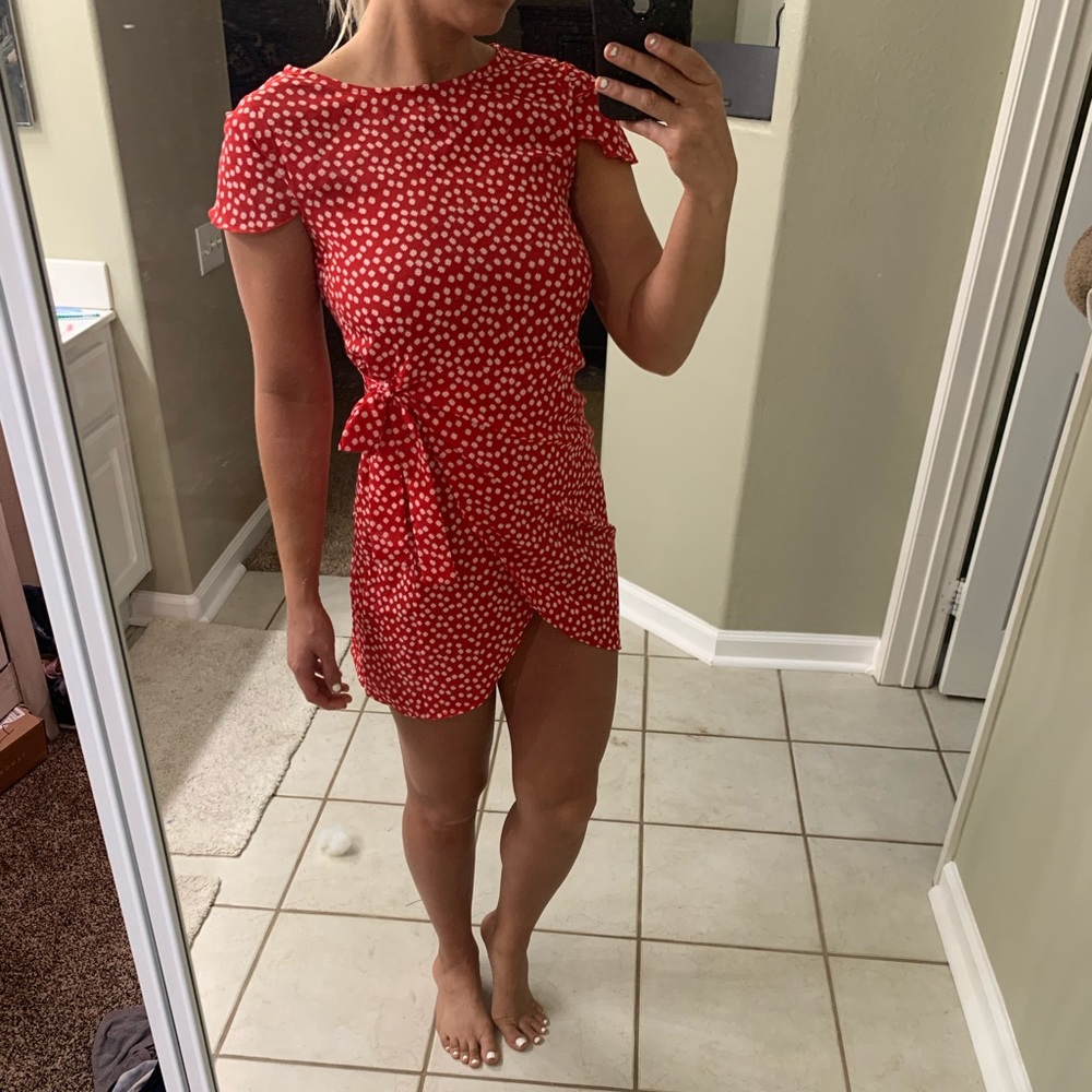 Red SHEIN dress